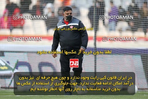 1922399, Tehran, Iran, لیگ برتر فوتبال ایران، Persian Gulf Cup، Week 23، Second Leg، Persepolis 1 v 1 Esteghlal on 2022/03/17 at Azadi Stadium