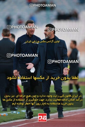 1922412, Tehran, Iran, لیگ برتر فوتبال ایران، Persian Gulf Cup، Week 23، Second Leg، Persepolis 1 v 1 Esteghlal on 2022/03/17 at Azadi Stadium