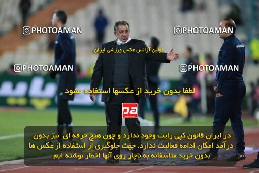 1922416, Tehran, Iran, لیگ برتر فوتبال ایران، Persian Gulf Cup، Week 23، Second Leg، Persepolis 1 v 1 Esteghlal on 2022/03/17 at Azadi Stadium