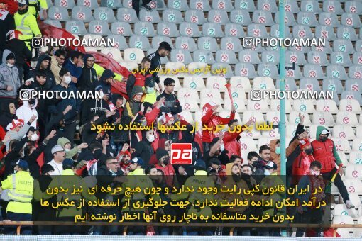 1922422, لیگ برتر فوتبال ایران، Persian Gulf Cup، Week 23، Second Leg، 2022/03/17، Tehran، Azadi Stadium، Persepolis 1 - ۱ Esteghlal