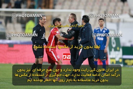 1922429, Tehran, Iran, لیگ برتر فوتبال ایران، Persian Gulf Cup، Week 23، Second Leg، Persepolis 1 v 1 Esteghlal on 2022/03/17 at Azadi Stadium