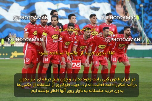 1922448, Tehran, Iran, لیگ برتر فوتبال ایران، Persian Gulf Cup، Week 23، Second Leg، Persepolis 1 v 1 Esteghlal on 2022/03/17 at Azadi Stadium