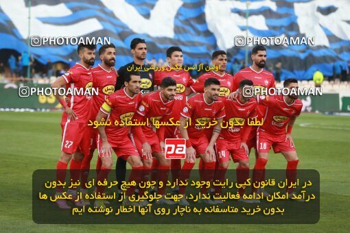 1922449, Tehran, Iran, لیگ برتر فوتبال ایران، Persian Gulf Cup، Week 23، Second Leg، Persepolis 1 v 1 Esteghlal on 2022/03/17 at Azadi Stadium