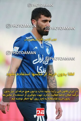 1922467, Tehran, Iran, لیگ برتر فوتبال ایران، Persian Gulf Cup، Week 23، Second Leg، Persepolis 1 v 1 Esteghlal on 2022/03/17 at Azadi Stadium