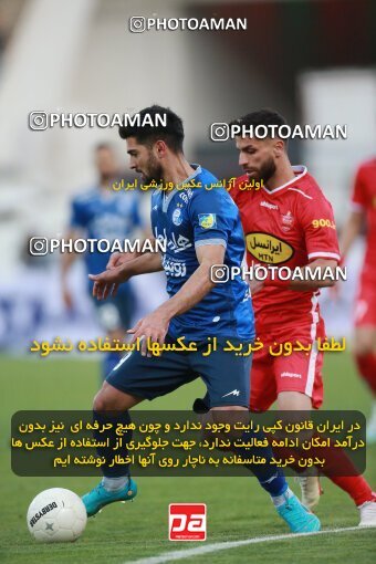 1922470, Tehran, Iran, لیگ برتر فوتبال ایران، Persian Gulf Cup، Week 23، Second Leg، Persepolis 1 v 1 Esteghlal on 2022/03/17 at Azadi Stadium