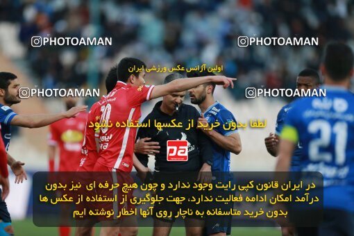 1922487, Tehran, Iran, لیگ برتر فوتبال ایران، Persian Gulf Cup، Week 23، Second Leg، Persepolis 1 v 1 Esteghlal on 2022/03/17 at Azadi Stadium