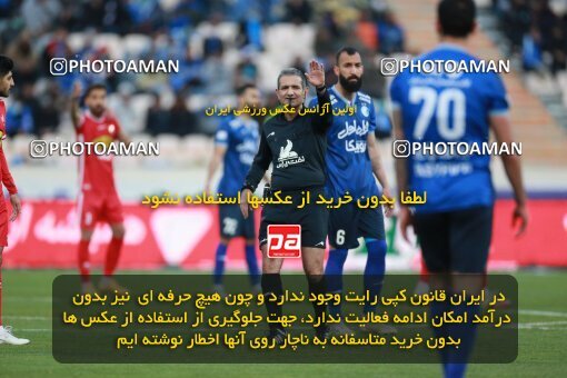 1922488, Tehran, Iran, لیگ برتر فوتبال ایران، Persian Gulf Cup، Week 23، Second Leg، Persepolis 1 v 1 Esteghlal on 2022/03/17 at Azadi Stadium