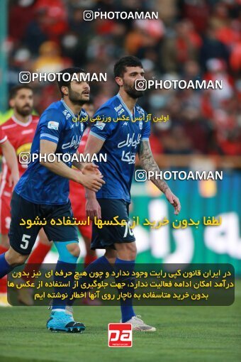 1922500, Tehran, Iran, لیگ برتر فوتبال ایران، Persian Gulf Cup، Week 23، Second Leg، Persepolis 1 v 1 Esteghlal on 2022/03/17 at Azadi Stadium
