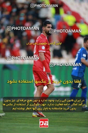 1922507, Tehran, Iran, لیگ برتر فوتبال ایران، Persian Gulf Cup، Week 23، Second Leg، Persepolis 1 v 1 Esteghlal on 2022/03/17 at Azadi Stadium