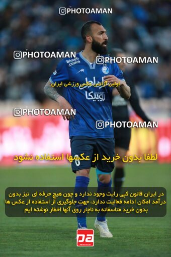 1922520, Tehran, Iran, لیگ برتر فوتبال ایران، Persian Gulf Cup، Week 23، Second Leg، Persepolis 1 v 1 Esteghlal on 2022/03/17 at Azadi Stadium