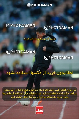 1922536, Tehran, Iran, لیگ برتر فوتبال ایران، Persian Gulf Cup، Week 23، Second Leg، Persepolis 1 v 1 Esteghlal on 2022/03/17 at Azadi Stadium