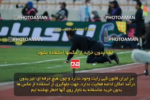 1922545, Tehran, Iran, لیگ برتر فوتبال ایران، Persian Gulf Cup، Week 23، Second Leg، Persepolis 1 v 1 Esteghlal on 2022/03/17 at Azadi Stadium