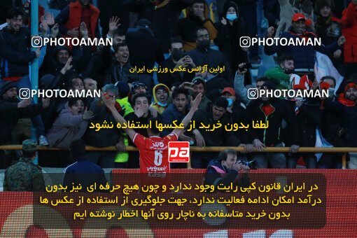 1922549, Tehran, Iran, لیگ برتر فوتبال ایران، Persian Gulf Cup، Week 23، Second Leg، Persepolis 1 v 1 Esteghlal on 2022/03/17 at Azadi Stadium