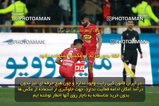 1922551, Tehran, Iran, لیگ برتر فوتبال ایران، Persian Gulf Cup، Week 23، Second Leg، Persepolis 1 v 1 Esteghlal on 2022/03/17 at Azadi Stadium