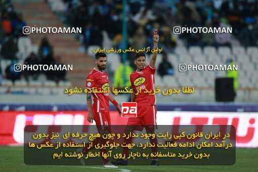 1922552, Tehran, Iran, لیگ برتر فوتبال ایران، Persian Gulf Cup، Week 23، Second Leg، Persepolis 1 v 1 Esteghlal on 2022/03/17 at Azadi Stadium