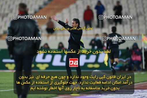 1922578, لیگ برتر فوتبال ایران، Persian Gulf Cup، Week 23، Second Leg، 2022/03/17، Tehran، Azadi Stadium، Persepolis 1 - ۱ Esteghlal