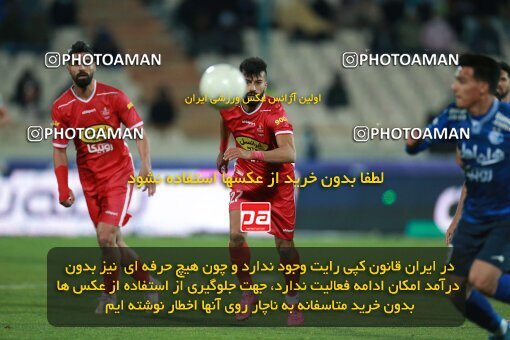 1922584, Tehran, Iran, لیگ برتر فوتبال ایران، Persian Gulf Cup، Week 23، Second Leg، Persepolis 1 v 1 Esteghlal on 2022/03/17 at Azadi Stadium