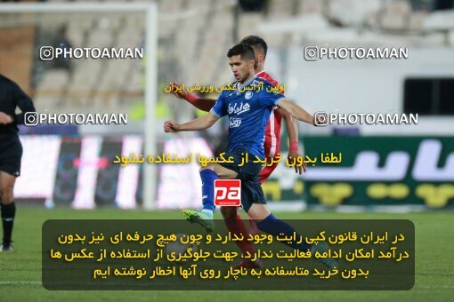 1922587, Tehran, Iran, لیگ برتر فوتبال ایران، Persian Gulf Cup، Week 23، Second Leg، Persepolis 1 v 1 Esteghlal on 2022/03/17 at Azadi Stadium