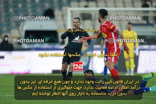 1922588, Tehran, Iran, لیگ برتر فوتبال ایران، Persian Gulf Cup، Week 23، Second Leg، Persepolis 1 v 1 Esteghlal on 2022/03/17 at Azadi Stadium