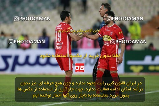 1922602, Tehran, Iran, لیگ برتر فوتبال ایران، Persian Gulf Cup، Week 23، Second Leg، Persepolis 1 v 1 Esteghlal on 2022/03/17 at Azadi Stadium