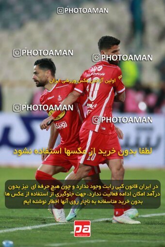 1922604, Tehran, Iran, لیگ برتر فوتبال ایران، Persian Gulf Cup، Week 23، Second Leg، Persepolis 1 v 1 Esteghlal on 2022/03/17 at Azadi Stadium