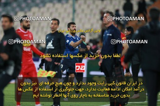 1922607, Tehran, Iran, لیگ برتر فوتبال ایران، Persian Gulf Cup، Week 23، Second Leg، Persepolis 1 v 1 Esteghlal on 2022/03/17 at Azadi Stadium