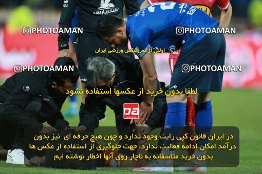 1922628, لیگ برتر فوتبال ایران، Persian Gulf Cup، Week 23، Second Leg، 2022/03/17، Tehran، Azadi Stadium، Persepolis 1 - ۱ Esteghlal