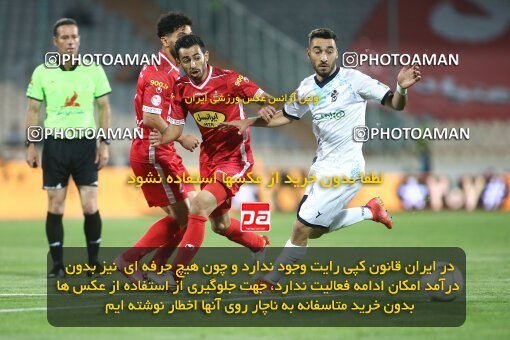 2000285, Tehran, Iran, لیگ برتر فوتبال ایران، Persian Gulf Cup، Week 25، Second Leg، Persepolis 2 v 0 Paykan on 2022/05/04 at Azadi Stadium