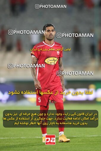 1953613, Tehran, Iran, لیگ برتر فوتبال ایران، Persian Gulf Cup، Week 25، Second Leg، Persepolis 2 v 0 Paykan on 2022/05/04 at Azadi Stadium