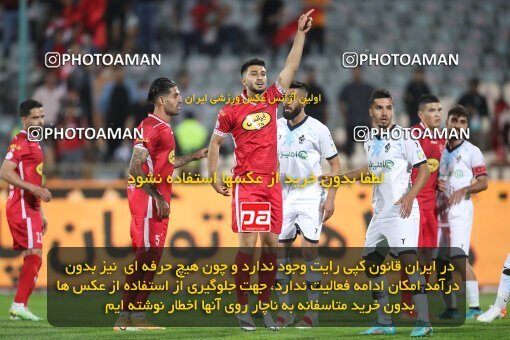 1953616, Tehran, Iran, لیگ برتر فوتبال ایران، Persian Gulf Cup، Week 25، Second Leg، Persepolis 2 v 0 Paykan on 2022/05/04 at Azadi Stadium
