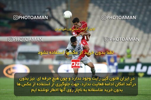 2002108, لیگ برتر فوتبال ایران، Persian Gulf Cup، Week 29، Second Leg، 2022/05/29، Tehran، Azadi Stadium، Persepolis 2 - ۱ Padideh Mashhad