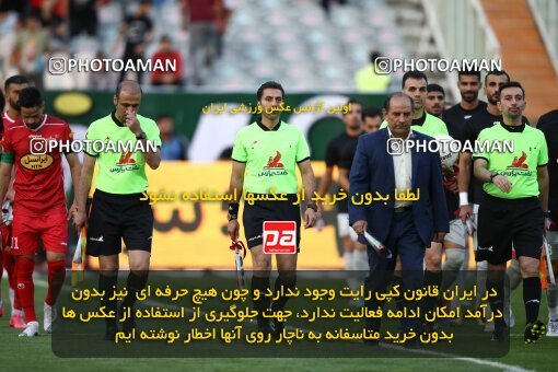 2002228, Tehran, Iran, لیگ برتر فوتبال ایران، Persian Gulf Cup، Week 29، Second Leg، Persepolis 2 v 1 Padideh Mashhad on 2022/05/29 at Azadi Stadium