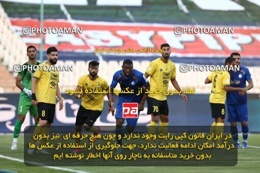 1912114, Tehran, Iran, لیگ برتر فوتبال ایران، Persian Gulf Cup، Week 1، First Leg، Esteghlal 0 v 2 Sepahan on 2022/08/12 at Azadi Stadium