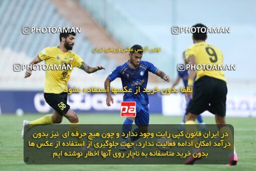 1912155, Tehran, Iran, لیگ برتر فوتبال ایران، Persian Gulf Cup، Week 1، First Leg، Esteghlal 0 v 2 Sepahan on 2022/08/12 at Azadi Stadium