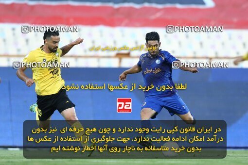 1912157, Tehran, Iran, لیگ برتر فوتبال ایران، Persian Gulf Cup، Week 1، First Leg، Esteghlal 0 v 2 Sepahan on 2022/08/12 at Azadi Stadium