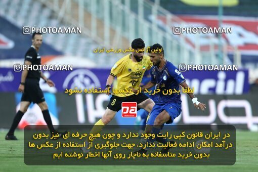 1912165, Tehran, Iran, لیگ برتر فوتبال ایران، Persian Gulf Cup، Week 1، First Leg، Esteghlal 0 v 2 Sepahan on 2022/08/12 at Azadi Stadium