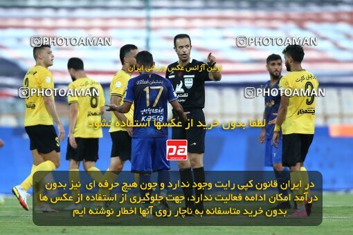 1912175, Tehran, Iran, لیگ برتر فوتبال ایران، Persian Gulf Cup، Week 1، First Leg، Esteghlal 0 v 2 Sepahan on 2022/08/12 at Azadi Stadium
