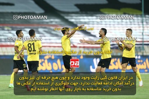 1912188, Tehran, Iran, لیگ برتر فوتبال ایران، Persian Gulf Cup، Week 1، First Leg، Esteghlal 0 v 2 Sepahan on 2022/08/12 at Azadi Stadium