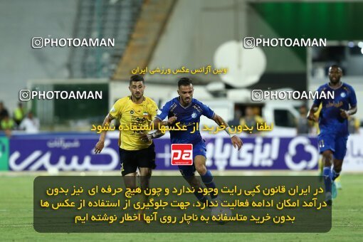 1912190, Tehran, Iran, لیگ برتر فوتبال ایران، Persian Gulf Cup، Week 1، First Leg، Esteghlal 0 v 2 Sepahan on 2022/08/12 at Azadi Stadium