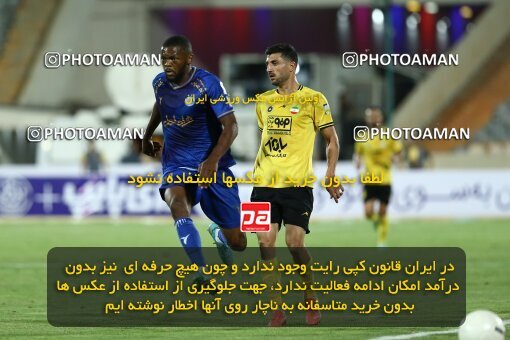 1912192, Tehran, Iran, لیگ برتر فوتبال ایران، Persian Gulf Cup، Week 1، First Leg، Esteghlal 0 v 2 Sepahan on 2022/08/12 at Azadi Stadium