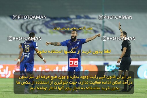 1912193, Tehran, Iran, لیگ برتر فوتبال ایران، Persian Gulf Cup، Week 1، First Leg، Esteghlal 0 v 2 Sepahan on 2022/08/12 at Azadi Stadium