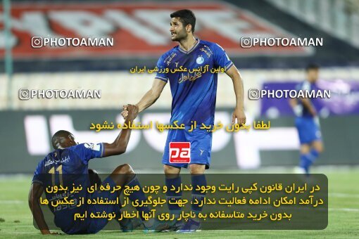 1912215, Tehran, Iran, لیگ برتر فوتبال ایران، Persian Gulf Cup، Week 1، First Leg، Esteghlal 0 v 2 Sepahan on 2022/08/12 at Azadi Stadium
