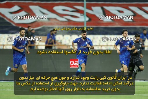 1912223, Tehran, Iran, لیگ برتر فوتبال ایران، Persian Gulf Cup، Week 1، First Leg، Esteghlal 0 v 2 Sepahan on 2022/08/12 at Azadi Stadium