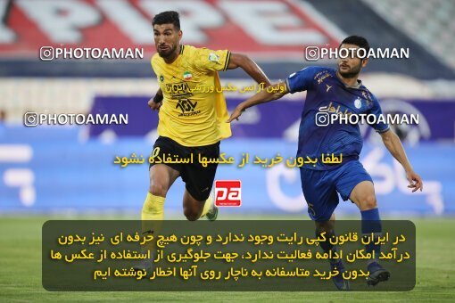 1918884, Tehran, Iran, لیگ برتر فوتبال ایران، Persian Gulf Cup، Week 1، First Leg، Esteghlal 0 v 2 Sepahan on 2022/08/12 at Azadi Stadium