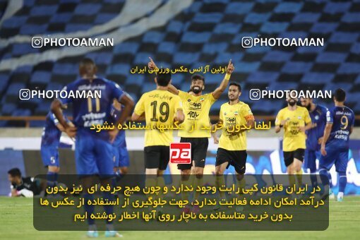 1918899, Tehran, Iran, لیگ برتر فوتبال ایران، Persian Gulf Cup، Week 1، First Leg، Esteghlal 0 v 2 Sepahan on 2022/08/12 at Azadi Stadium