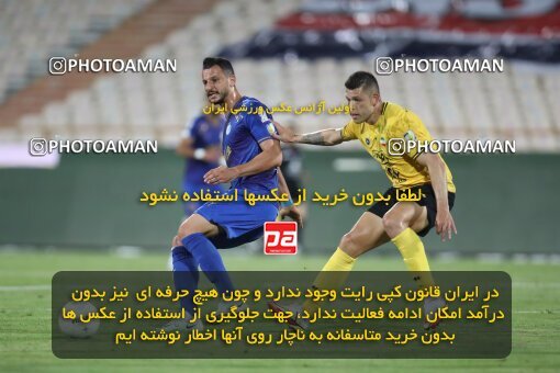 1918922, Tehran, Iran, لیگ برتر فوتبال ایران، Persian Gulf Cup، Week 1، First Leg، Esteghlal 0 v 2 Sepahan on 2022/08/12 at Azadi Stadium