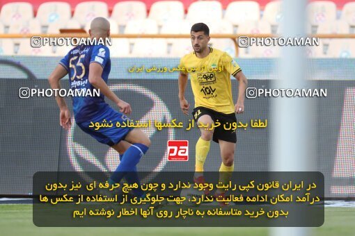 1900172, Tehran, Iran, لیگ برتر فوتبال ایران، Persian Gulf Cup، Week 1، First Leg، Esteghlal 0 v 2 Sepahan on 2022/08/12 at Azadi Stadium