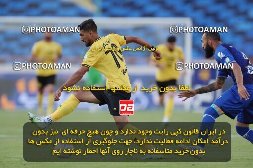 1900176, Tehran, Iran, لیگ برتر فوتبال ایران، Persian Gulf Cup، Week 1، First Leg، Esteghlal 0 v 2 Sepahan on 2022/08/12 at Azadi Stadium