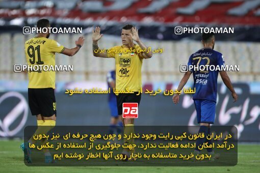 1900311, Tehran, Iran, لیگ برتر فوتبال ایران، Persian Gulf Cup، Week 1، First Leg، Esteghlal 0 v 2 Sepahan on 2022/08/12 at Azadi Stadium