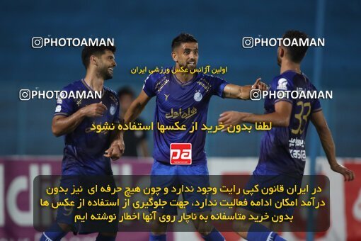 1907338, Bandar Anzali, Iran, لیگ برتر فوتبال ایران، Persian Gulf Cup، Week 2، First Leg، 2022/08/18، Malvan Bandar Anzali 1 - 3 Esteghlal